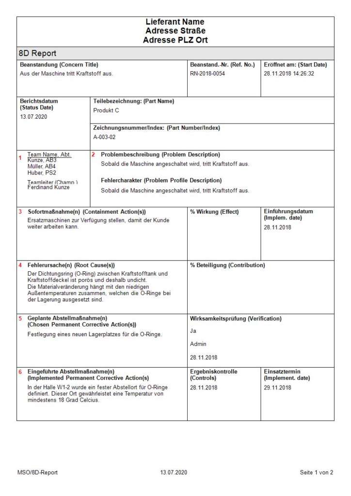 Die Erfassung und Durchführung aller Bearbeitungs- oder Prozessschritte – von der Annahme der Reklamation über die Kundenkommunikation bis hin zur Ermittlung der Fehlerursache(n) – erfolgt nach zertifizierten, rechtskonformen Standards.