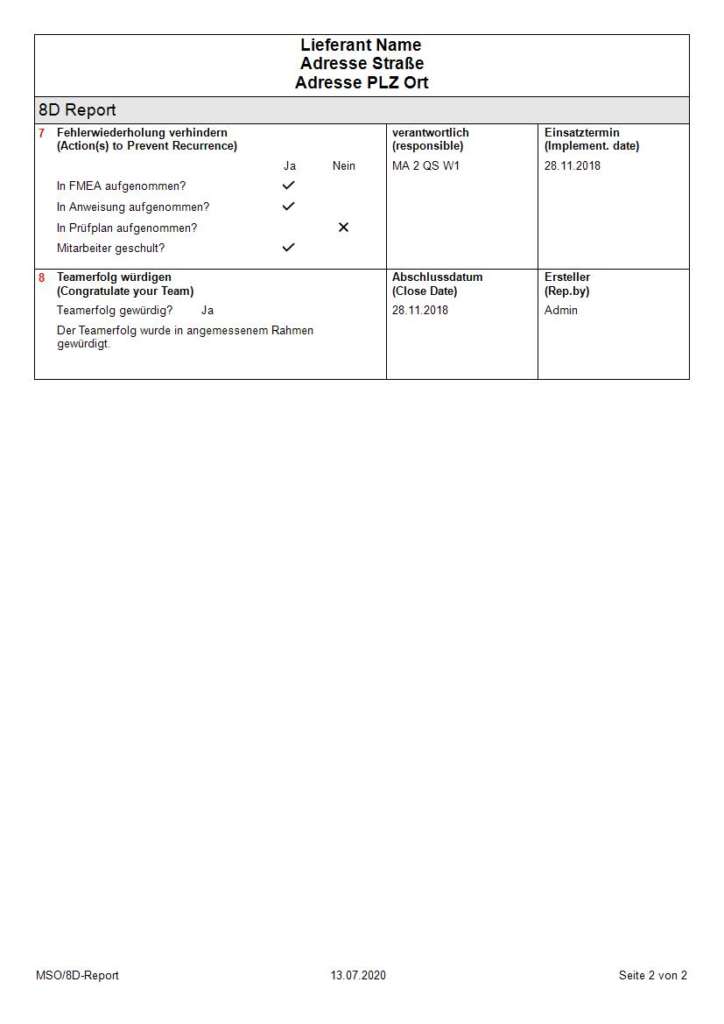 Die Erfassung und Durchführung aller Bearbeitungs- oder Prozessschritte – von der Annahme der Reklamation über die Kundenkommunikation bis hin zur Ermittlung der Fehlerursache(n) – erfolgt nach zertifizierten, rechtskonformen Standards.